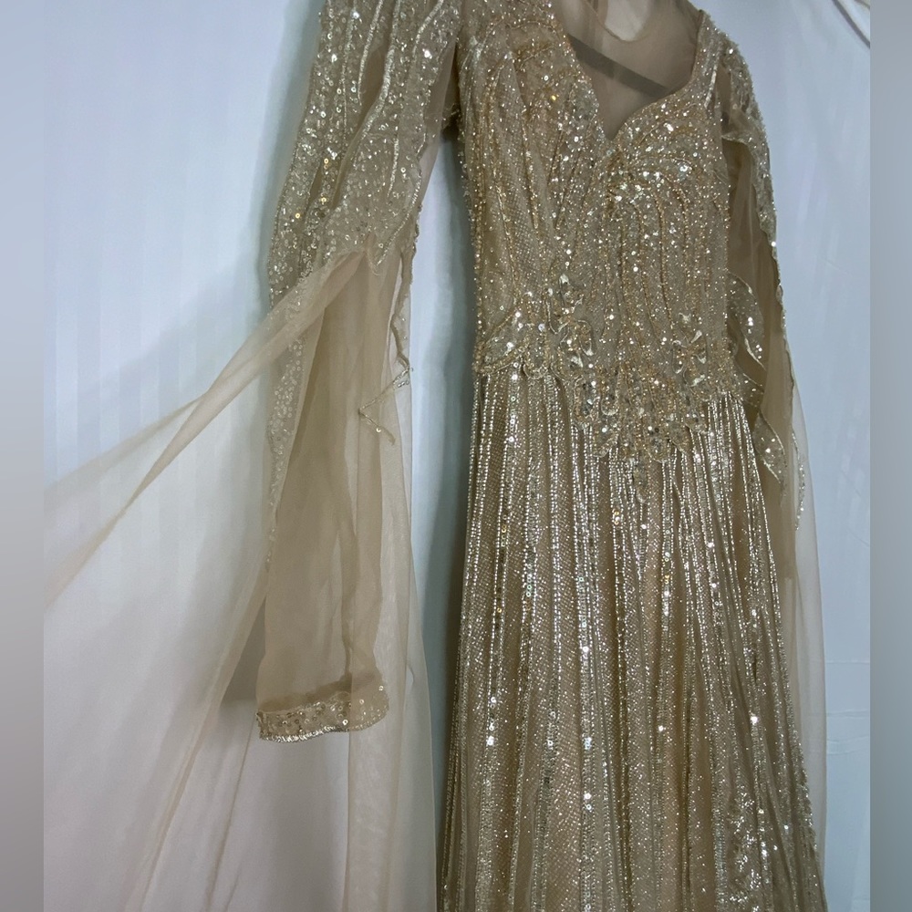 Gold Evening Gown - Picture 8 of 10